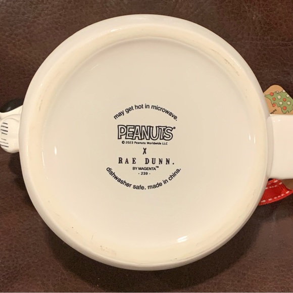 CHRISTMASTIME Oversized Figural Snoopy Mug - Rae Dunn Peanuts Christmas - Picture 13 of 13